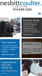 Mobile Screenshot of nesbittlaw.com